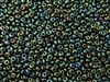 3MM Magatama Toho Japanese Seed Beads - Green Iris Metallic #84