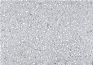 3MM Magatama Toho Japanese Seed Beads - White Opaque Luster #121