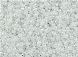 3MM Magatama Toho Japanese Seed Beads - White Ceylon Pearl #141