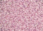 3MM Magatama Toho Japanese Seed Beads - Dyed Pink Transparent Rainbow #171D