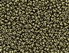 3MM Magatama Toho Japanese Seed Beads - Gold Lustered Dark Chocolate Bronze Metallic #422