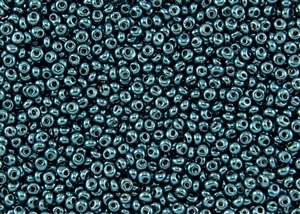 3MM Magatama Toho Japanese Seed Beads - Teal Blue Metallic #519