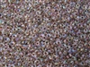 3MM Magatama Toho Japanese Seed Beads - Crystal Bronze Lined Rainbow #994