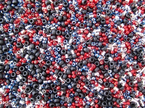 Toho Seed Bead Mix - Poker Chips - 8/0 11/0 Small Bugles