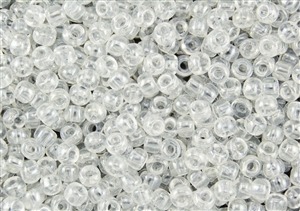 3/0 Toho Japanese Seed Beads - Transparent Crystal Luster #101