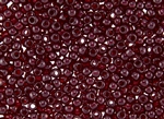 6/0 Toho Japanese Seed Beads - Garnet Transparent #5D