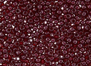 6/0 Toho Japanese Seed Beads - Garnet Transparent #5D