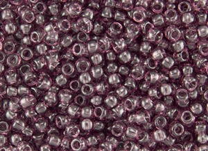 6/0 Toho Japanese Seed Beads - Medium Amethyst Transparent #6B