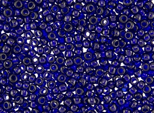 6/0 Toho Japanese Seed Beads - Dark Cobalt Blue Transparent #8D