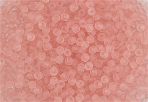 6/0 Toho Japanese Seed Beads - Light Pink Transparent Matte #11F