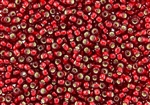 6/0 Toho Japanese Seed Beads - Dark Ruby Silver Lined Matte #25CF