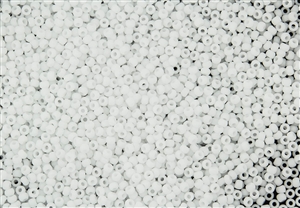 6/0 Toho Japanese Seed Beads - White Opaque Matte #41F