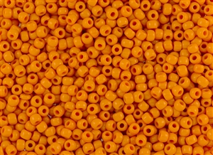 6/0 Toho Japanese Seed Beads - Cantaloupe Light Orange Opaque #42D