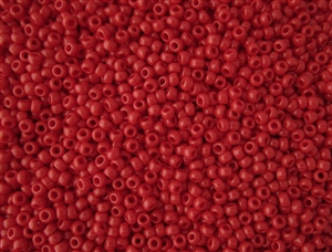 6/0 Toho Japanese Seed Beads - Red Opaque #45