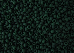6/0 Toho Japanese Seed Beads - Forest Green Matte Opaque #47HF