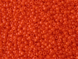 6/0 Toho Japanese Seed Beads - Orange Opaque #50