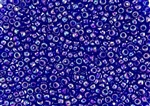 6/0 Toho Japanese Seed Beads - Dark Sapphire Transparent Rainbow #87