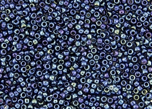 6/0 Toho Japanese Seed Beads - Blue Iris Metallic #88