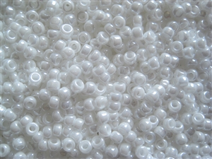 6/0 Toho Japanese Seed Beads - White Opaque Luster #121