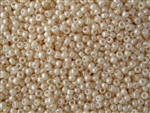 6/0 Toho Japanese Seed Beads - Cream Opaque Luster #123