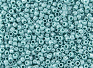 6/0 Toho Japanese Seed Beads - Turquoise Opaque Luster #132