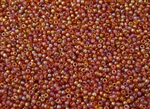 6/0 Toho Japanese Seed Beads - Dark Topaz Transparent Rainbow #162C