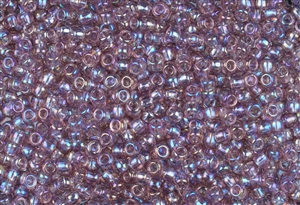 6/0 Toho Japanese Seed Beads - Transparent Light Amethyst Rainbow #166