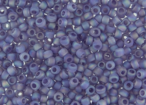 6/0 Toho Japanese Seed Beads - Light Purple Rainbow Matte #166DF
