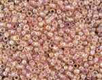 6/0 Toho Japanese Seed Beads - Light Rose Transparent Rainbow #169