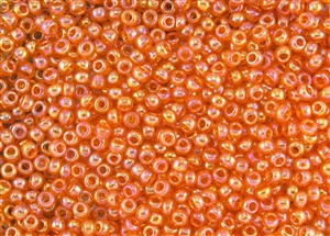 6/0 Toho Japanese Seed Beads - Light Hyacinth Orange Transparent Rainbow #174