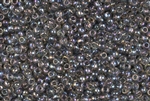 6/0 Toho Japanese Seed Beads - Black Diamond Transparent Rainbow #176