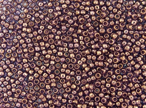 6/0 Toho Japanese Seed Beads - Lilac Gold Luster #202