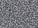 6/0 Toho Japanese Seed Beads - Grey Lined Crystal Rainbow #261