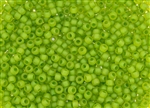 6/0 Toho Japanese Seed Beads - Lime Lined Jonquil Matte #306F