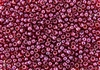 6/0 Toho Japanese Seed Beads - Cranberry Gold Luster #332