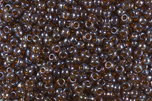 6/0 Toho Japanese Seed Beads - Root Beer Gold Luster #454