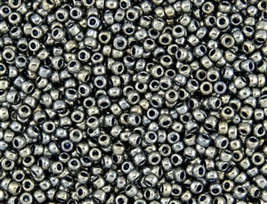 6/0 Toho Japanese Seed Beads - Grey Iris Metallic #512
