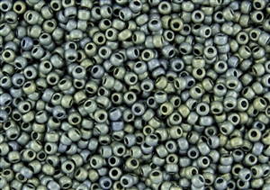 6/0 Toho Japanese Seed Beads - Grey Iris Metallic Matte #512F
