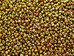 6/0 Toho Japanese Seed Beads - Gold Iris Metallic Carnival #513