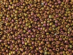 6/0 Toho Japanese Seed Beads - Copper Gold Iris Metallic #514