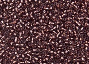 6/0 Toho Japanese Seed Beads - Copper Lined Light Amethyst #746