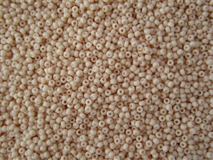 6/0 Toho Japanese Seed Beads - Pale Apricot Opaque Matte #763