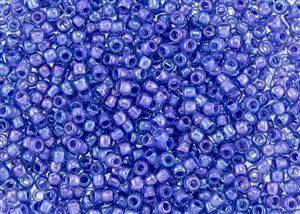 6/0 Toho Japanese Seed Beads - Purple Lined Light Sapphire #934