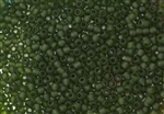 6/0 Toho Japanese Seed Beads - Olivine Green Transparent Matte #940F