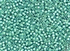 6/0 Toho Japanese Seed Beads - Aqua Transparent Mint Lined #954