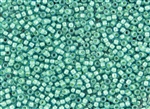 6/0 Toho Japanese Seed Beads - Aqua Transparent Mint Lined #954