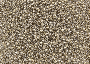 6/0 Toho Japanese Seed Beads - Bronze Lined Crystal #989