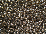 6/0 Toho Japanese Seed Beads - Black Diamond Bronze Lined #993