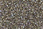 6/0 Toho Japanese Seed Beads - Crystal Bronze Lined Rainbow #994