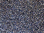 6/0 Toho Japanese Seed Beads - Light Sapphire Bronze Lined Rainbow #997